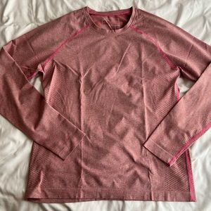 FIGS Salta Seamless Longsleeve Underscrub in Mauve - XXL